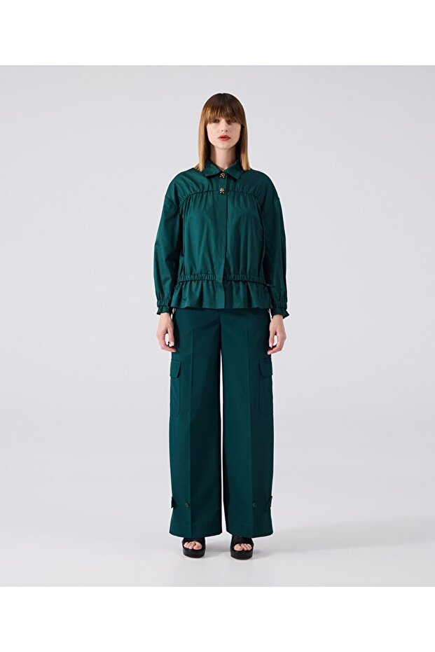 Çift parça görünüm gömlek - 2