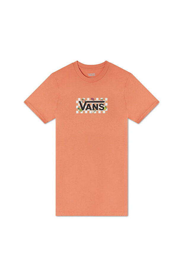 FRUIT CHECKERBOARD TEE DRESS - 1