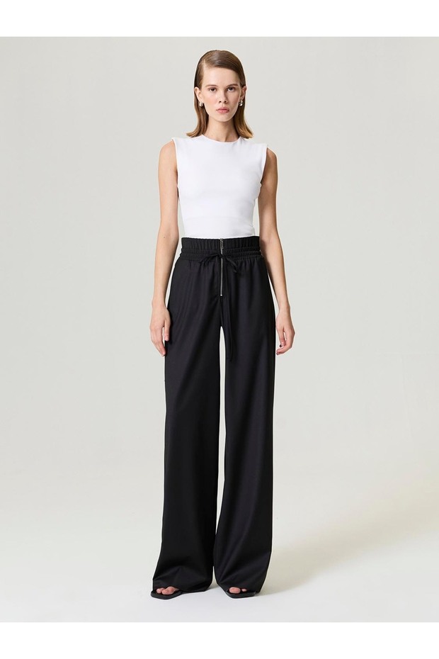 Dökümlü Pantolon - 1