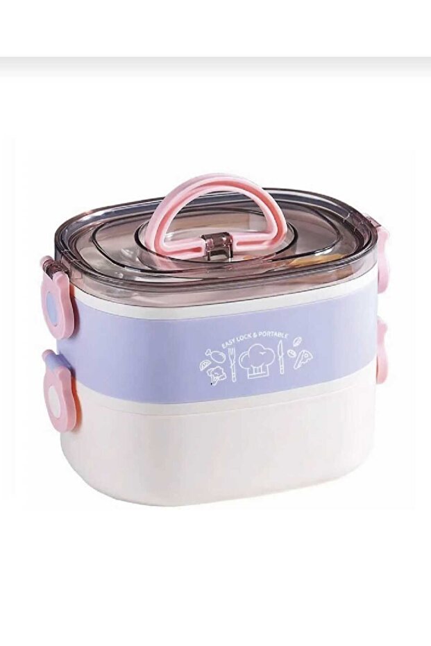 1900 ml Stainless Steel Lunch Box Lunch Box Lunch Box 2 Layers