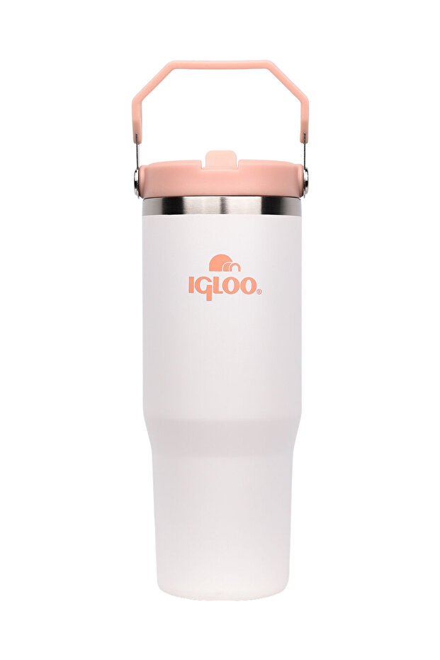 Powder Termos 900ml-Beyaz Somon - 1