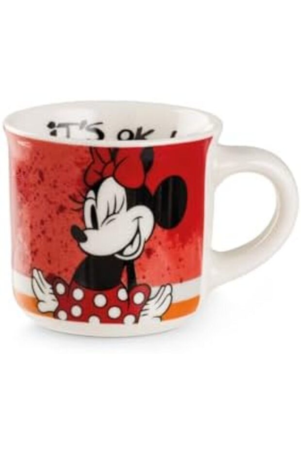 Mini Mug MICKEY I AM & MINNIE I AM – 80ml Espresso Cup | Collectible Mug | New Bone China | M