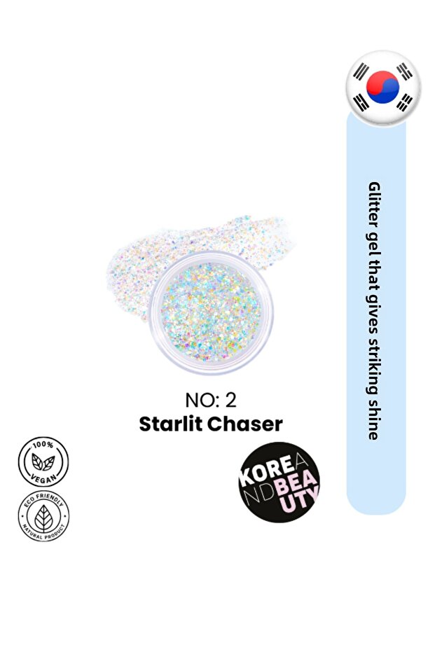 Shimmering Glitter Gel # 2 Starlit Chaser 4g | Get Loose