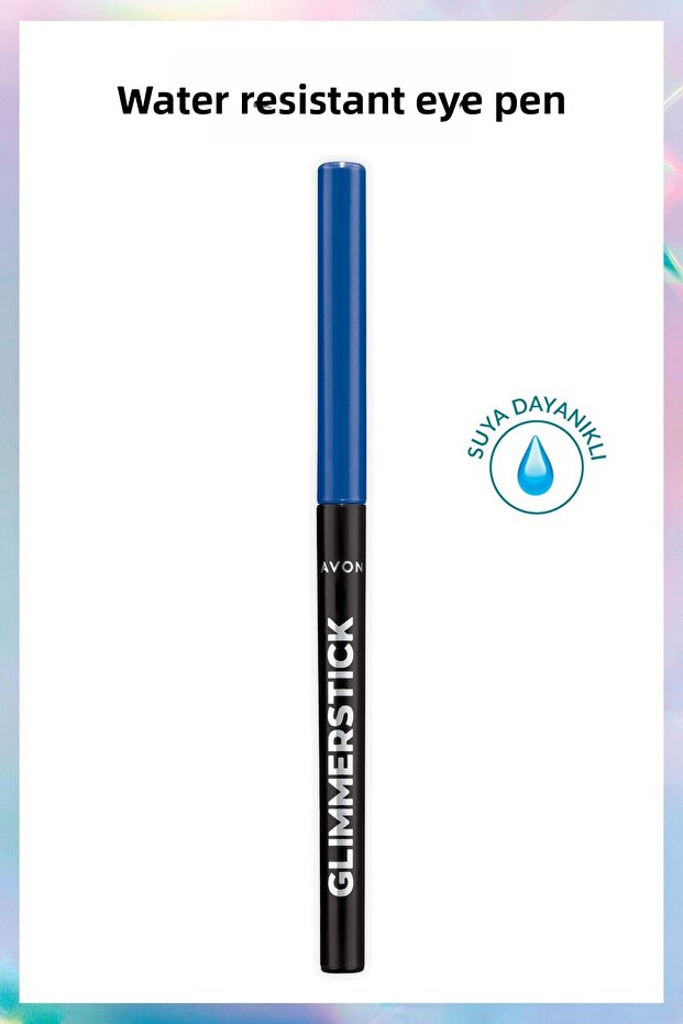قلم تحديد العيون القابل للإغلاق من Glimmersticks باللون الأزرق الداكن