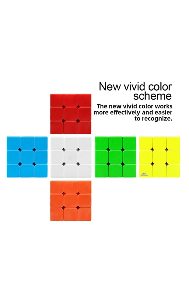 Speed 3X3 Stickerless Intelligence Cube Intelligence Cube Rubik Cube - 6