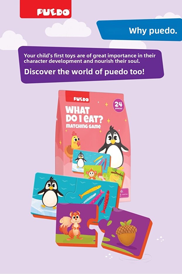 What Do I Eat? Matching Puzzle - 6