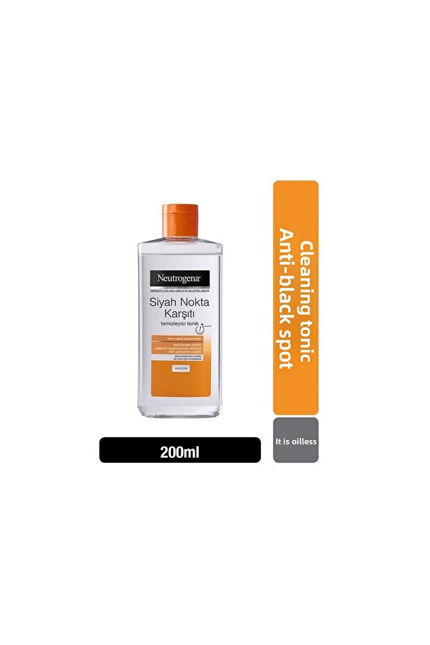 200 ml Capacity Black Tonic - Anti-spots Cleanser