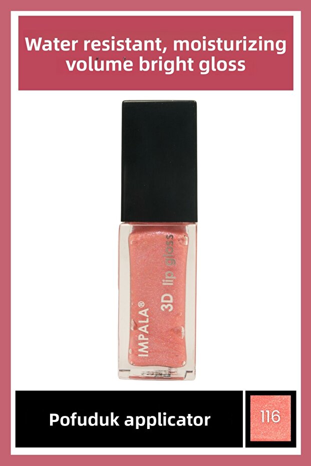3D Lip Gloss Lip Gloss No:116