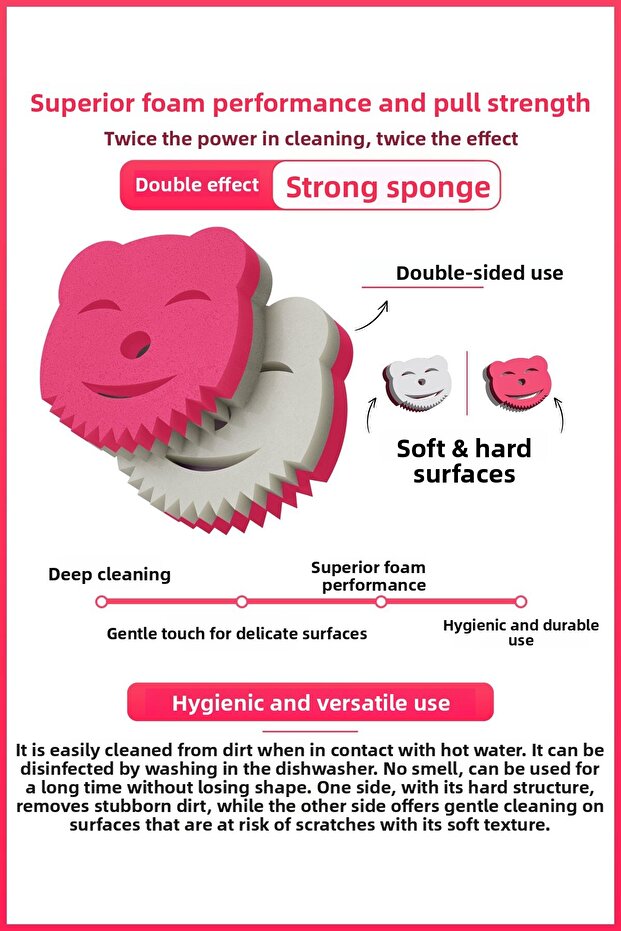 Double Effect Powerful Sponge - 2
