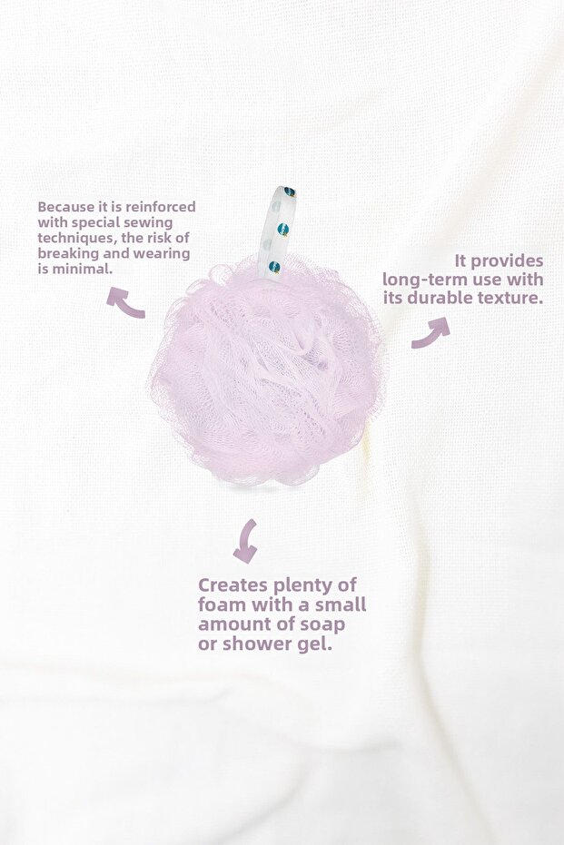 منشفة حمام باللون الوردي المتوسط - 5