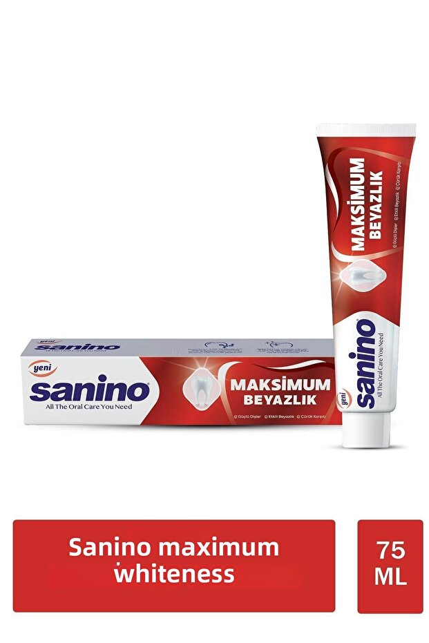 معجون أسنان ماكسيموم وايتنيس 75 مل - 1
