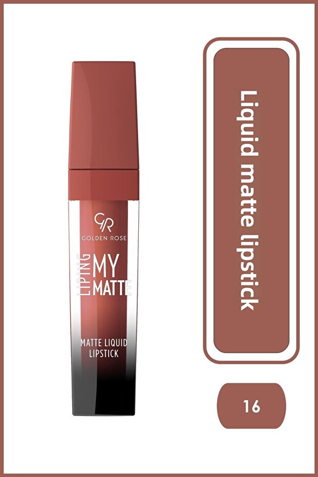 LIPING MY MATTE LIQUID LIPSTICK NO:16
