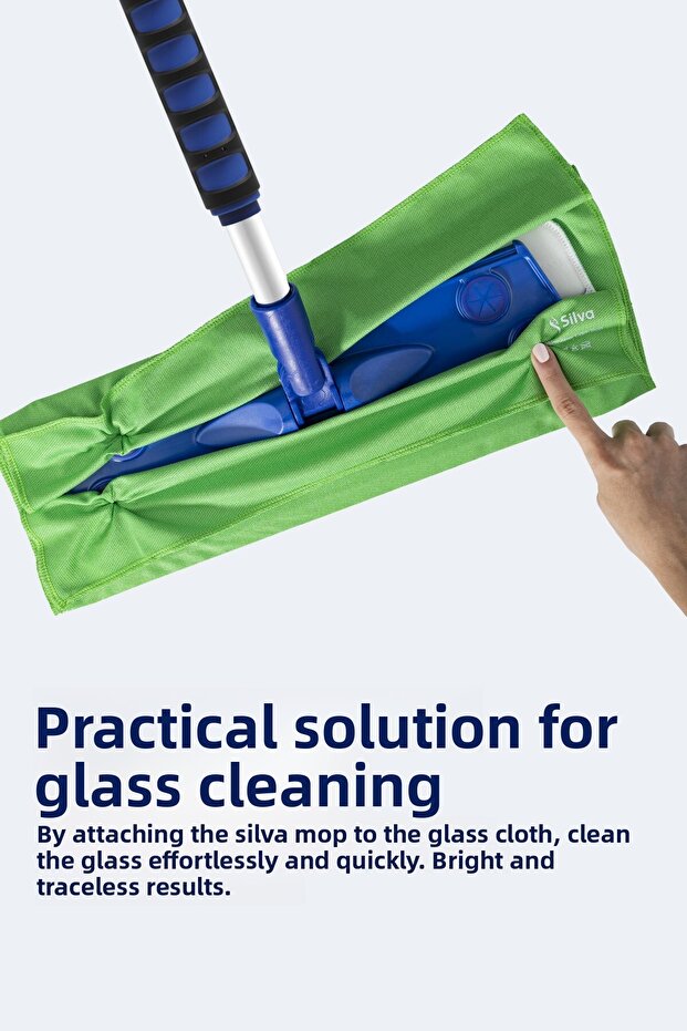 Microfiber Double Mop Set (Dry-Wall) - 6