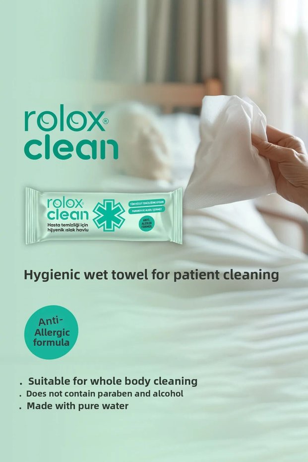 Clean - 10 Pack - Hygienic Wet Towels for Patient Cleaning