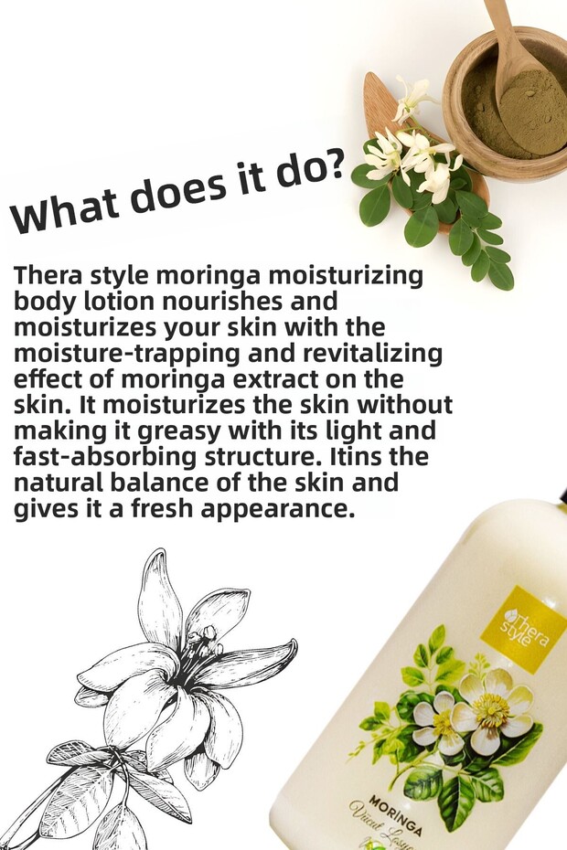 Moringa Intensive Moisturizing Body Lotion 250ml - 5