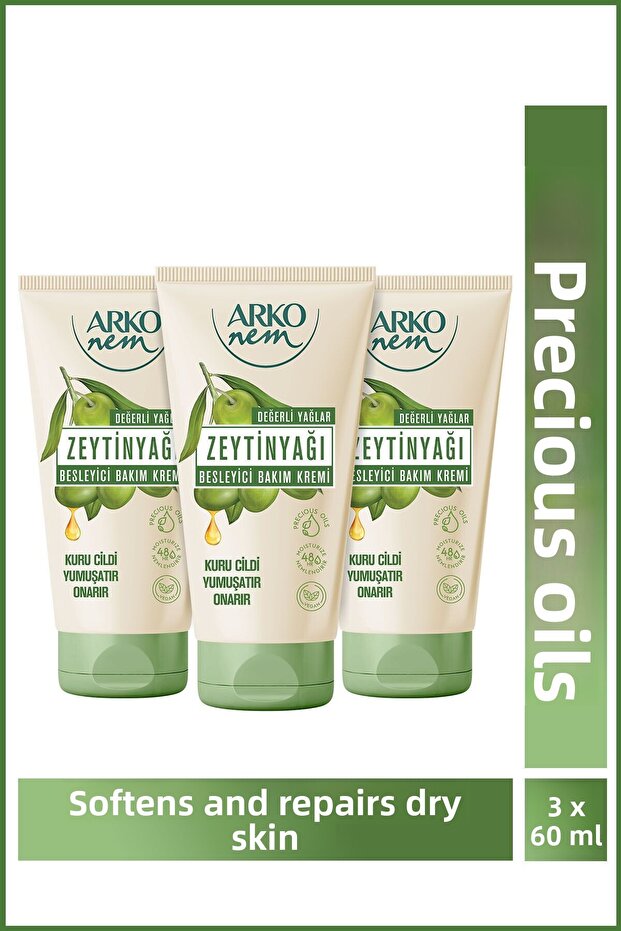 Nourishing Care Cream with Olive Oil 3X60 ml