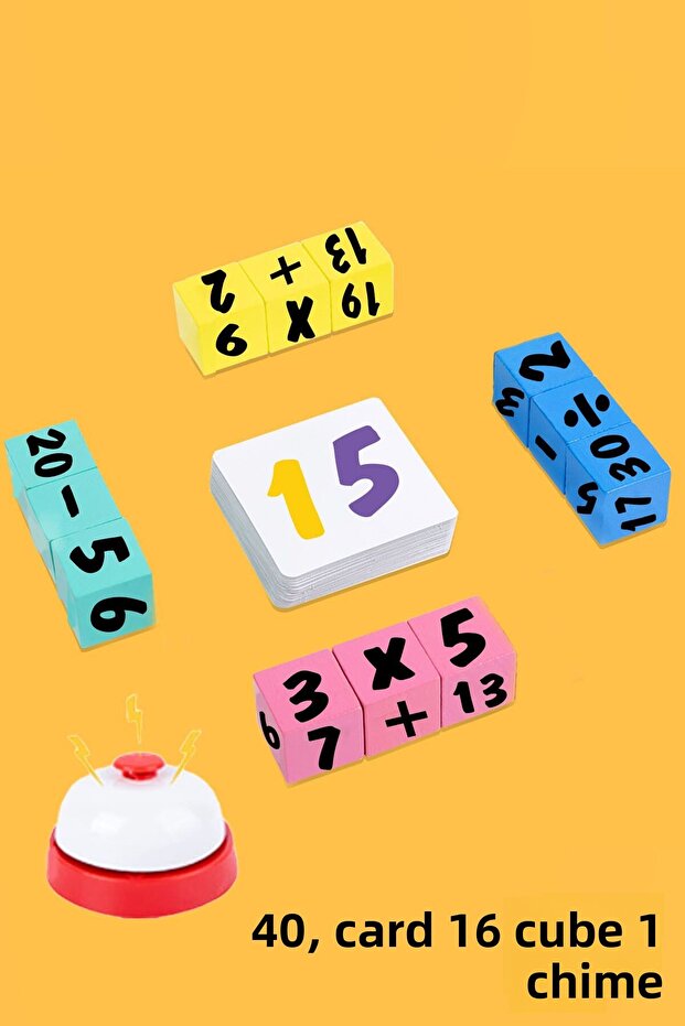 Rubik Math Puzzle - Montessori Developing Box Game - 8