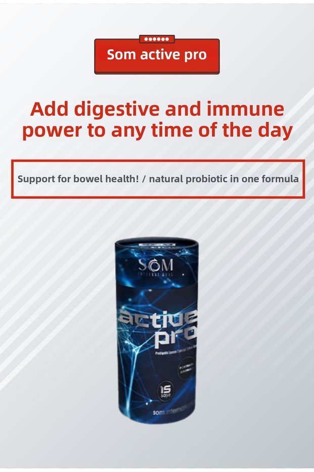 Som Active Pro – Powerful Probiotic Support for Intestinal Health and Immunity!