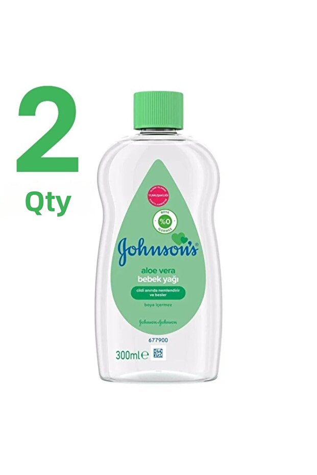 Baby Oil with Aloe Vera 300 ml X 2 Pieces