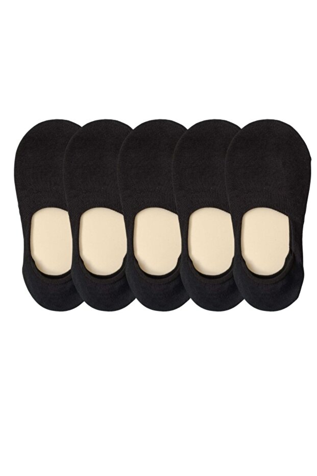 Set 5 perechi-Talpici low-cut dama Basic Black - 4