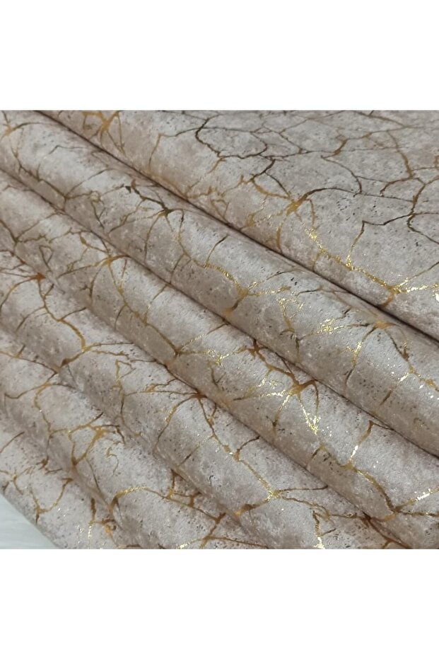 غطاء أريكة أريكة سرير Yenimoda غطاء أريكة إسفنجي مزخرف مطلي بالذهب قطعة واحدة كريمي