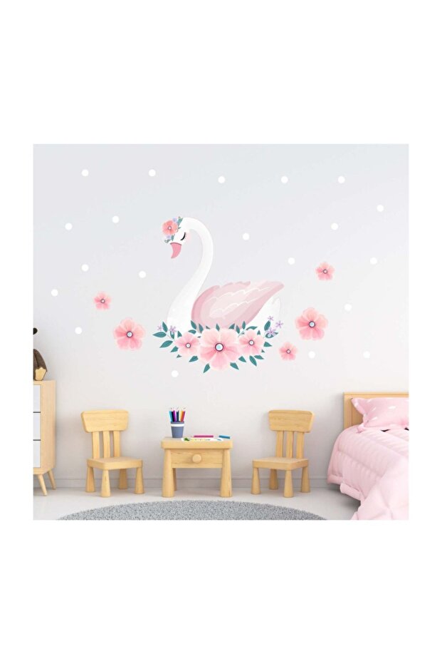 Swan Modern Wall Sticker Set
