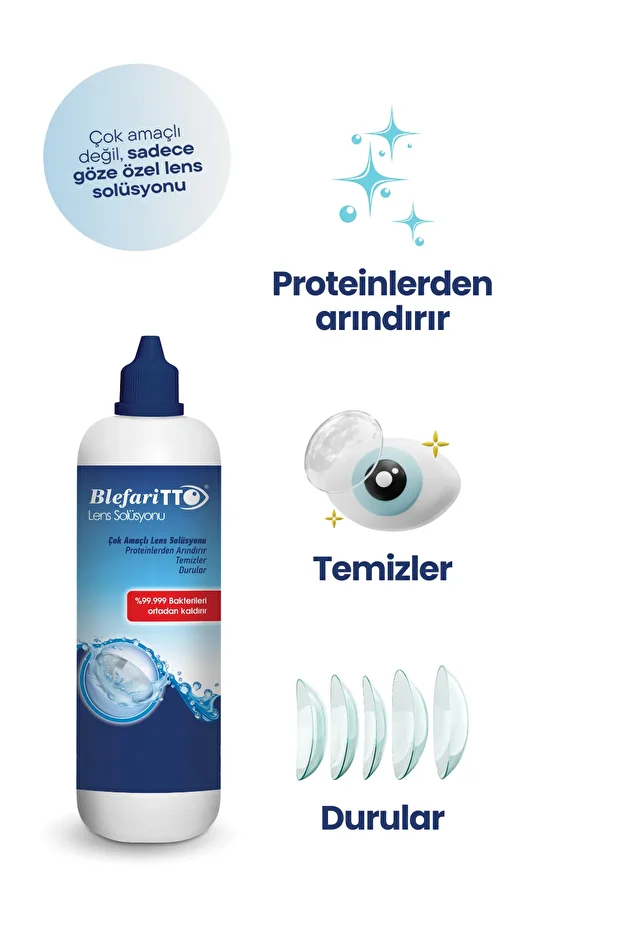 Blefaritto Lens Solüsyonu 360 ml 360 ml Avantaj Paket - 2