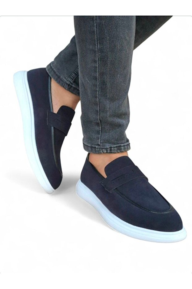 Hafif Spor Tabanlı Sneaker Taban Mokasen Erkek Günlük Loafer - 2