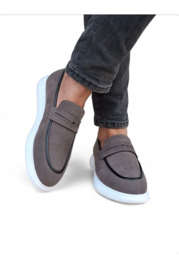 Hafif Spor Tabanlı Sneaker Taban Mokasen Erkek Günlük Loafer - 3
