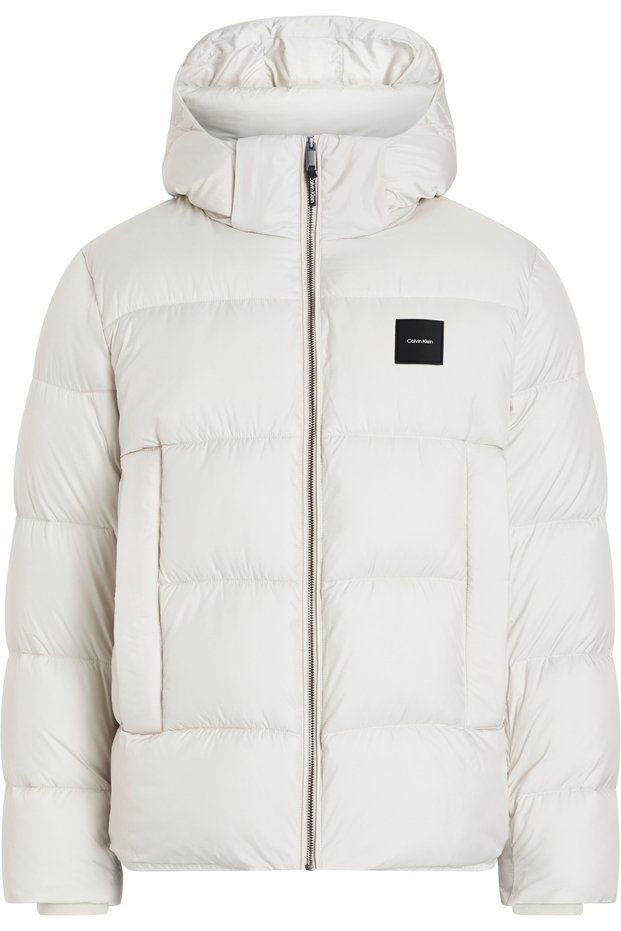 Men's Hooded Quilt Puffer Coat - Stylish and Warm Winter Design