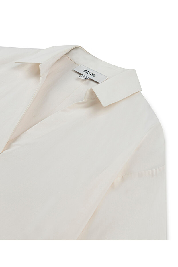 Gömlek yaka elbise - 4