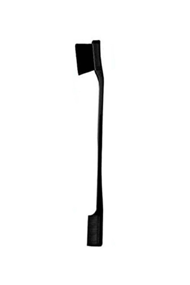 2 in 1 Hair Edge Control Brush Comb Eyebrow Brush Double Sided Edge Brush for Hairstyling