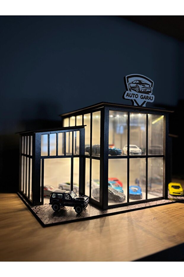 Işıklı Oyuncak Araba Garajı - 4