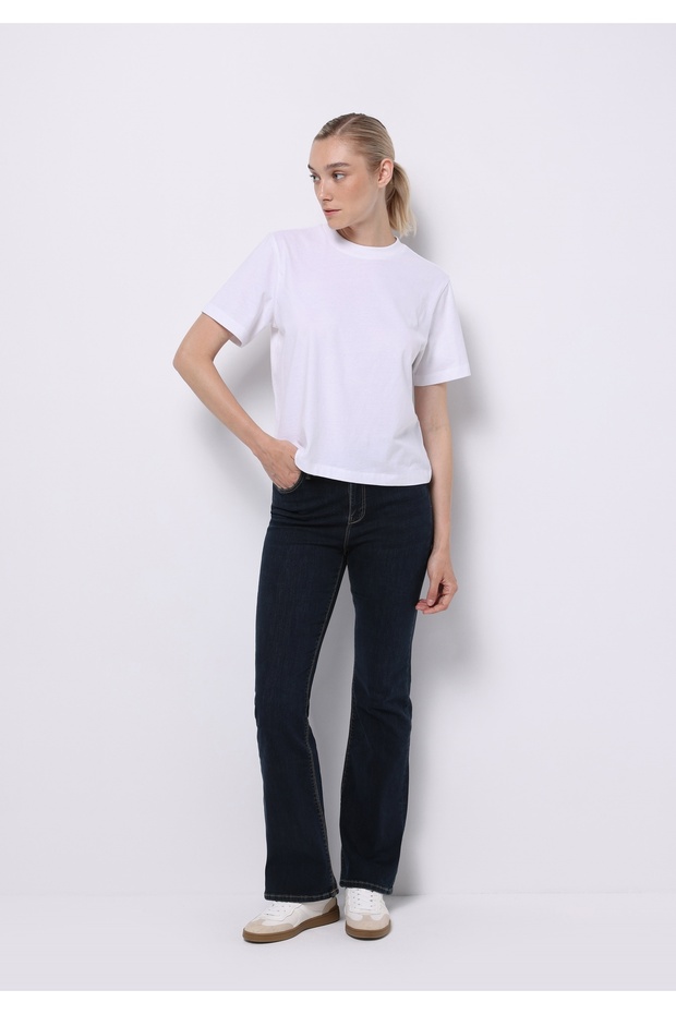 Regular Fit Women's Indigo Jean Trousers