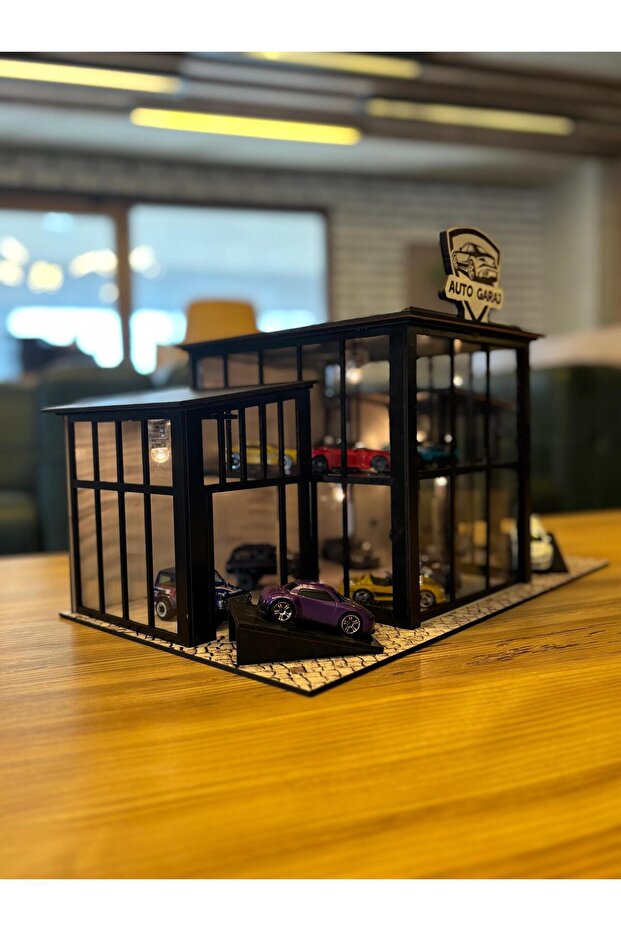 Işıklı Oyuncak Araba Garajı - 7