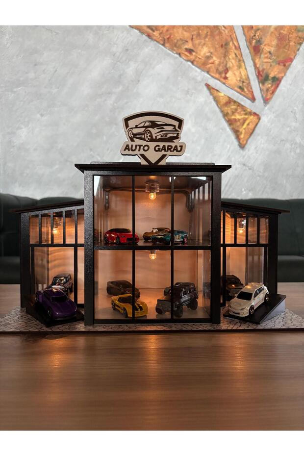 Işıklı Oyuncak Araba Garajı - 8