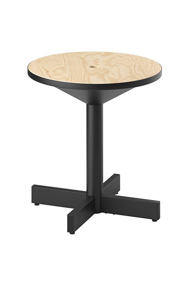 yan sehpa, çam-siyah - 2