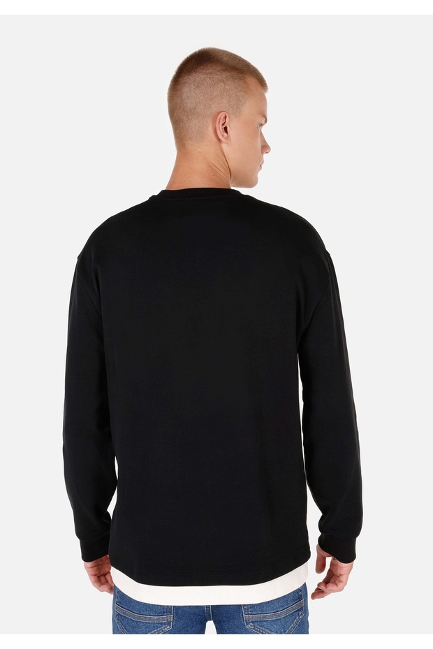 Siyah Erkek Tshirt U.kol - 2