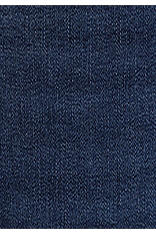 Straıght Fıt Düşük Bel Erkek Denim Jean Şort - 7