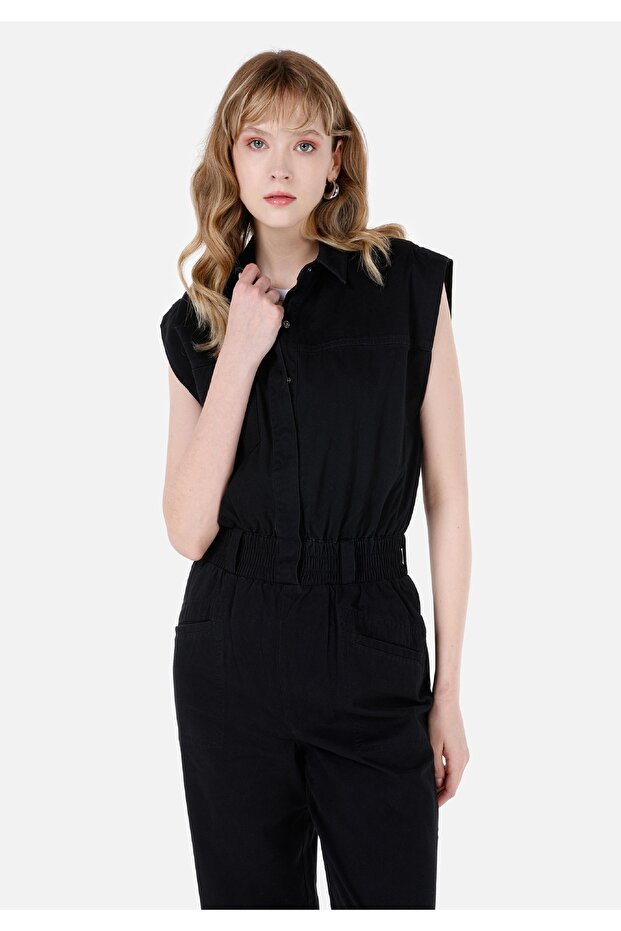 Siyah Kadın Tulum - 3