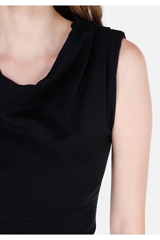 Siyah Kadın Tshirt K.kol - 5