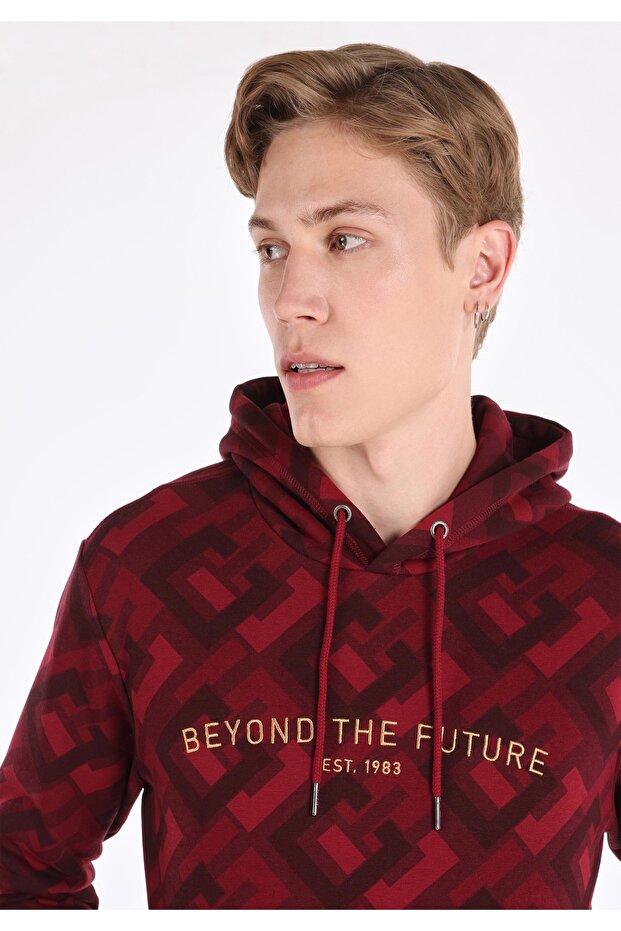 Regular Fit Erkek Mor Sweatshirt - 4