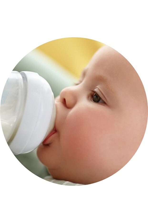 Avent Natural Pp Biberon Yavaş Akış 1 Ay+ 260 Ml - Pembe - 3