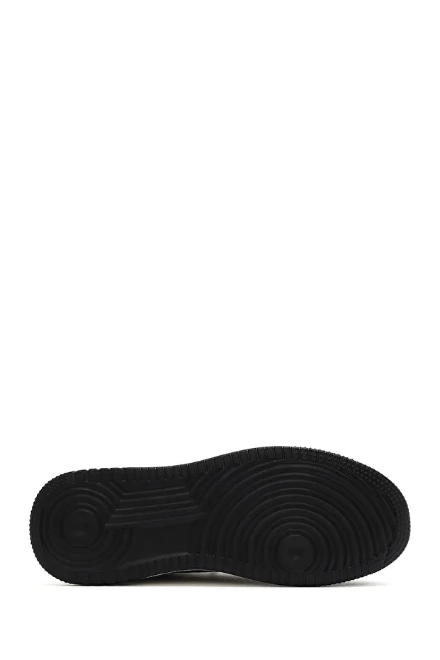 Erkek Gri Bağcıklı Kalın Tabanlı Nubuk Deri Sneaker 25SFD6935V3 - 4
