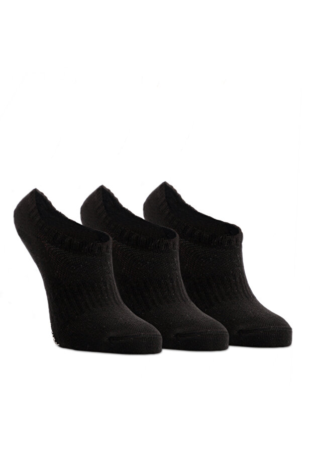Jake 3-Piece Women's Ballerina Black Socks