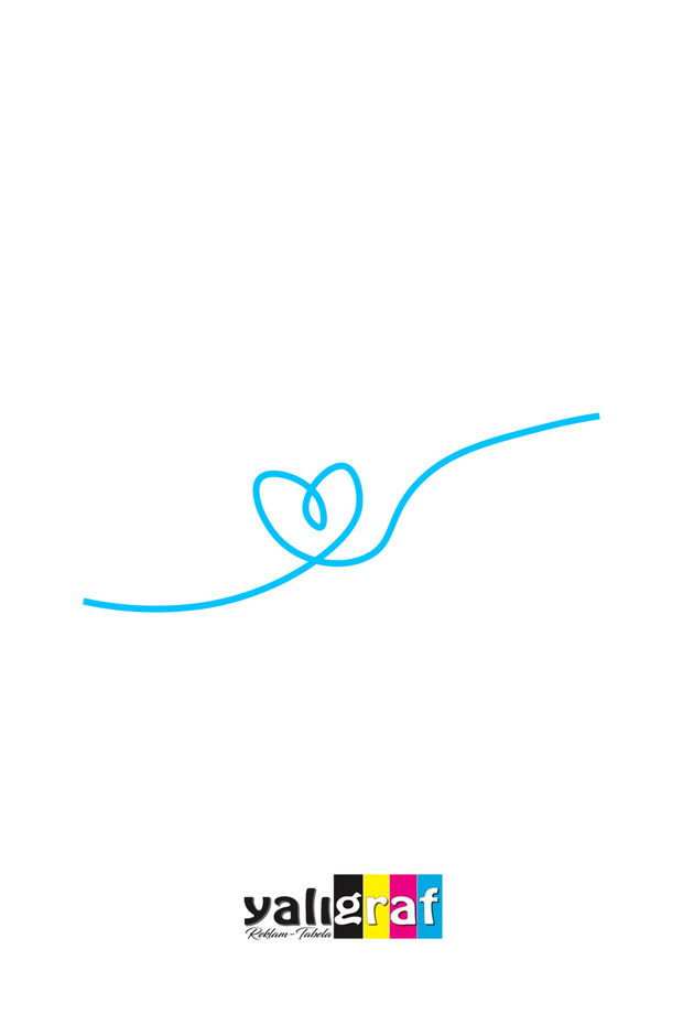Linear Heart Auto Sticker Motor & Helmet Sticker 12X5