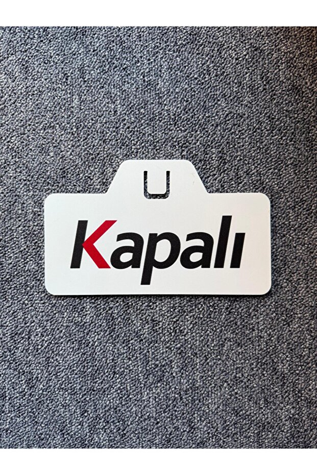 Aparatlı Çift Taraflı Açık-Kapalı Kapı Tabelası – Vantuzlu, Kolay Tak-Çıkar - 3