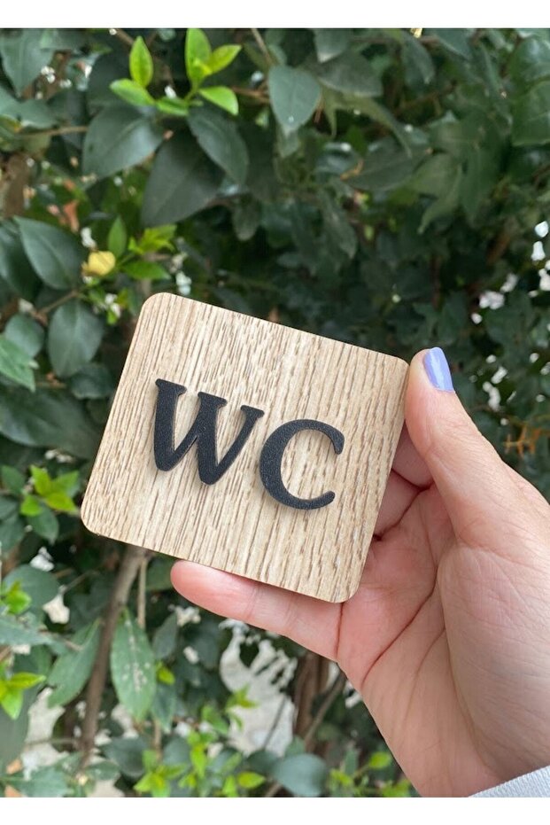 Minimal Natural Mdf Self Adhesive Wc Orientation Sheet