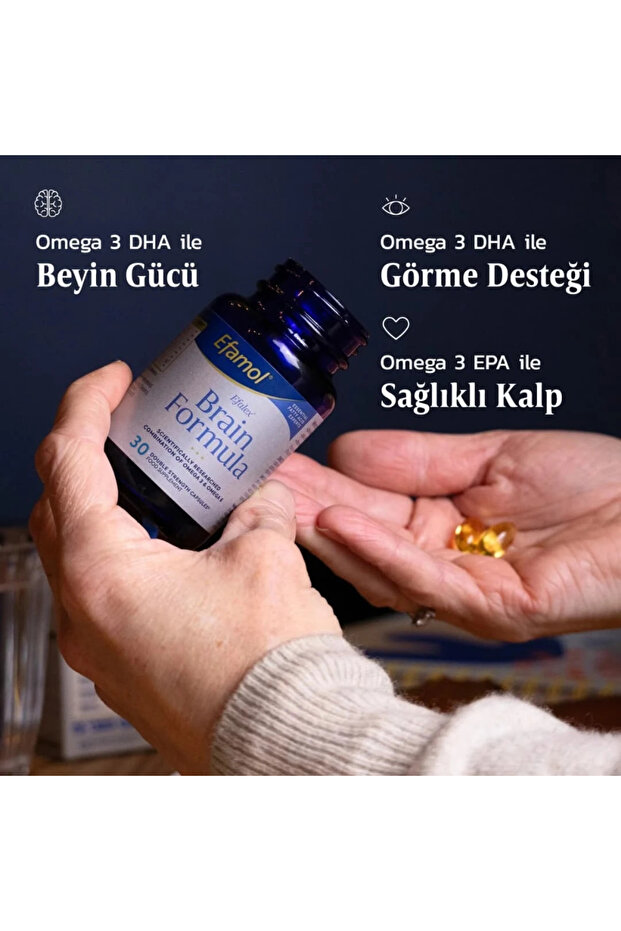 Efalex Brain Formula Capsules 30 soft jel kapsül - 3