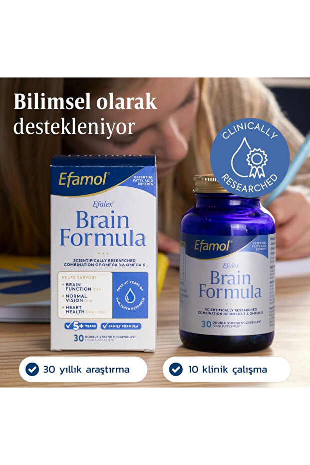 Efalex Brain Formula Capsules 30 soft jel kapsül - 1